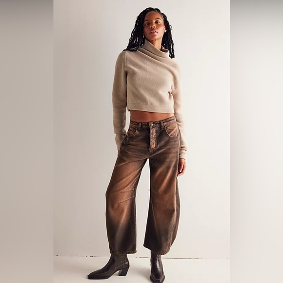 Awesome We the Free Good Luck Barrel jeans in Rootbeer - Picture 2 of 6